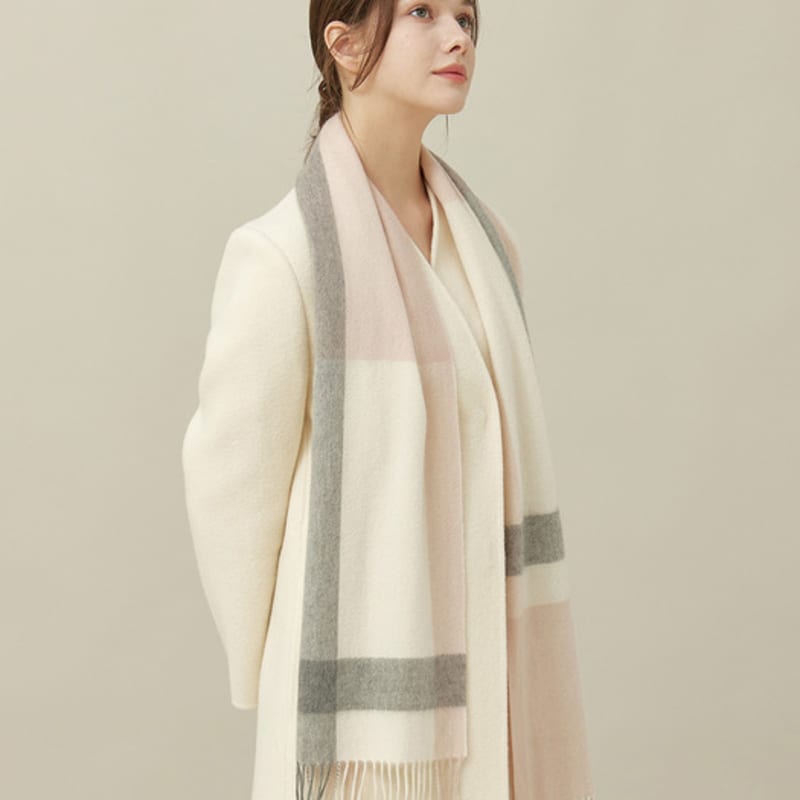 PREZZO 100% Cashmere Premium Muffler RAFFINE (6 colors)