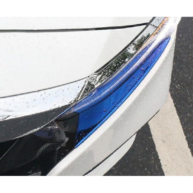 For Honda Accord 2018-2022 Steel Blue Car Exterior Headlight Lamp Strip Trim 2Pc