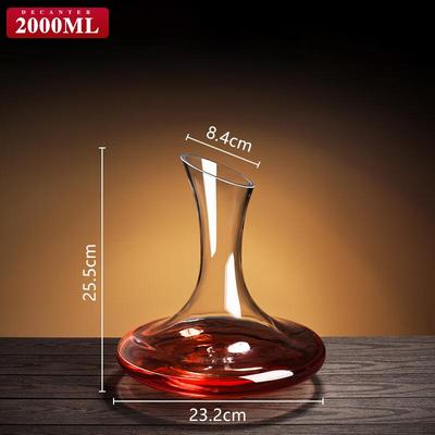 ChuyiQi Crystal Glass Handle-less Wine Decanter