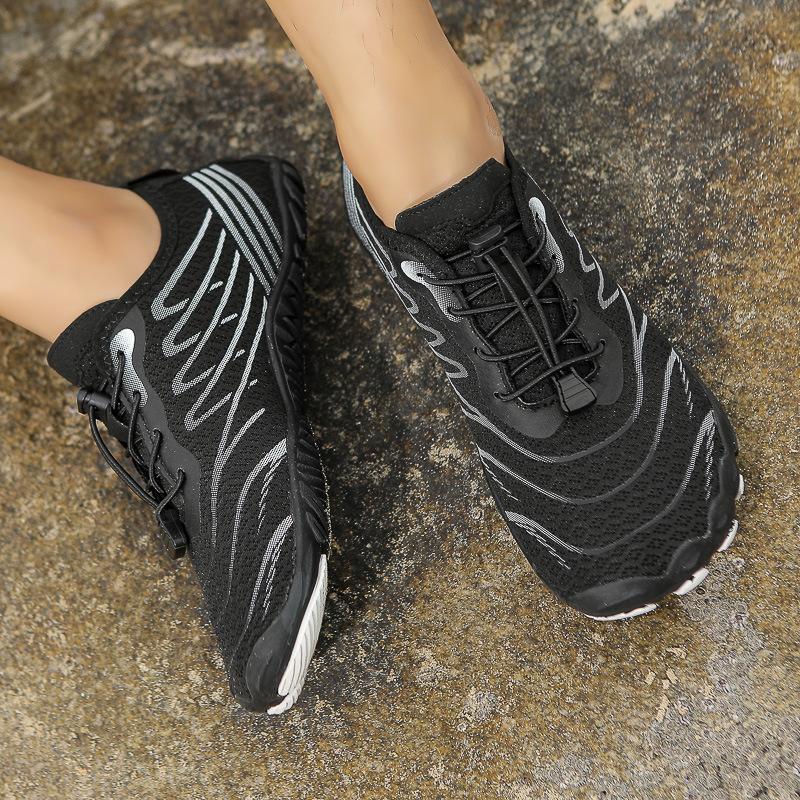 Spor salonu yalınayak ayakkabı bayan erkek Pro su ayakkabısı kadın erkek yalınayak yürüyüş ayakkabı geniş ayak kutusu kaymaz nefes sıfır damla ayakkabı