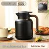 304 Stainless Steel Smart Insulated Tea Pot with Filter, Old White Tea Flower Infuser, Warm Water Coffee Pot Display