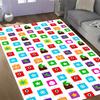 Tappeto Avventura con Blocchi Numerici Tappeto da Pavimento Tappeto per Ufficio Perfetto per Corridoio Aree Gioco Stanza del Dormitorio Decorare la stanza Tappeto Antiscivolo Decorare Uffici