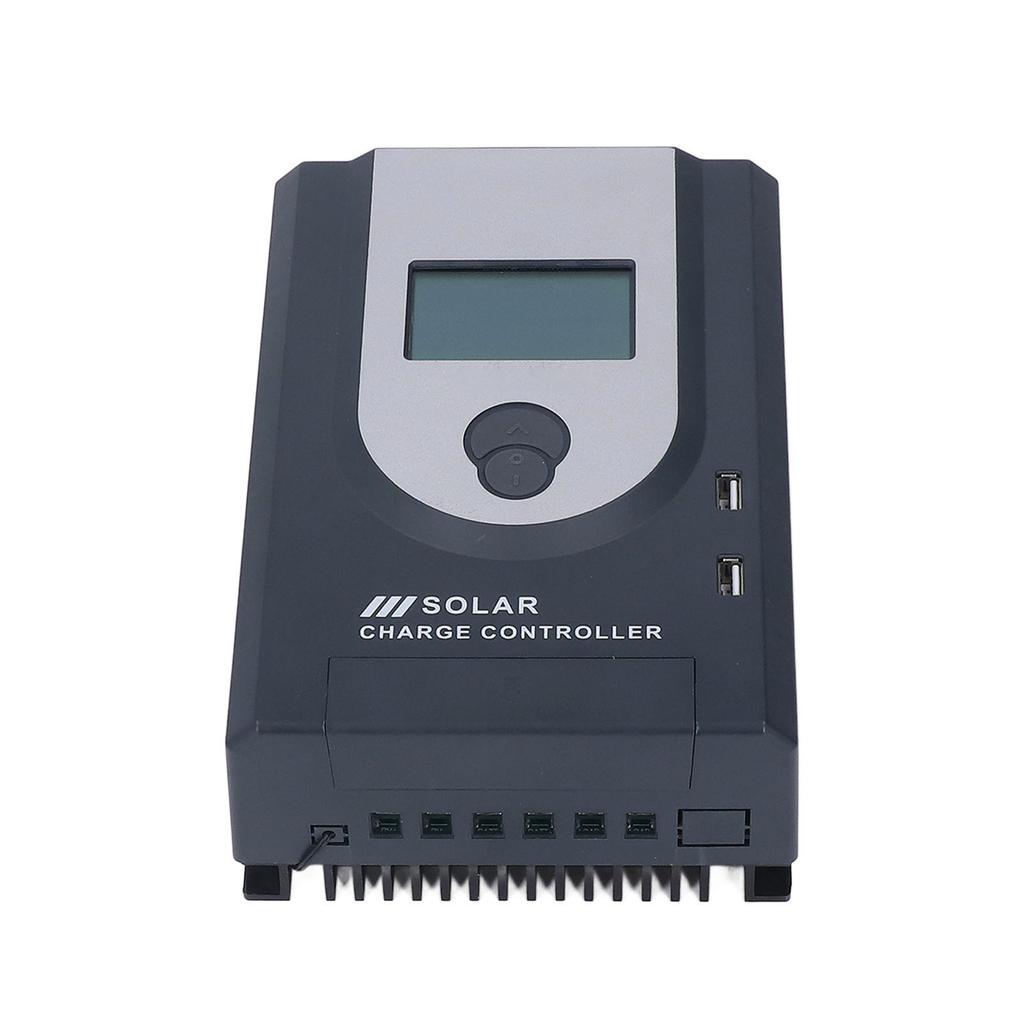 MPPT Solar Charge Controller Panel Regulator Lithium Battery Charger with Bluetooth Black DC12 24V