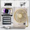 USB Mini Desktop Vertical Stand Fan for Dorms and Offices