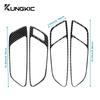 Real Soft Carbon Fiber Sticker For Seat Leon MK3 2013 2014 2015 LHD RHD Car Door Handle Panel Trim