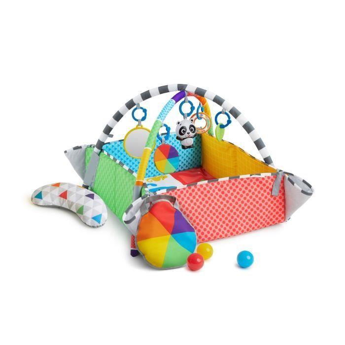 BABY EINSTEIN Tapis D'éveil Patch’s 5 En 1 Color Playspace™ Activity Gym & Ball Pit