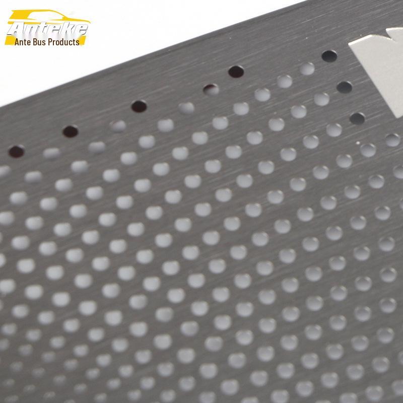 2020 Han Stainless Steel Speaker Cover Panel: Center Console Audio Box Decor