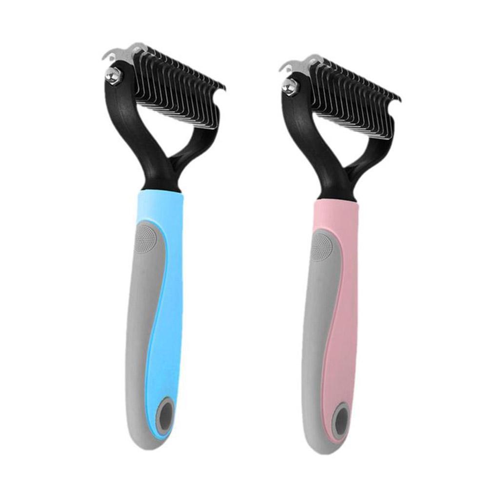 Pet Deshedding Brush Dog Hair Remover Pet Fur Knot Cutter Puppy Cat Comb Brushes Dogs Grooming Shedding Supplies