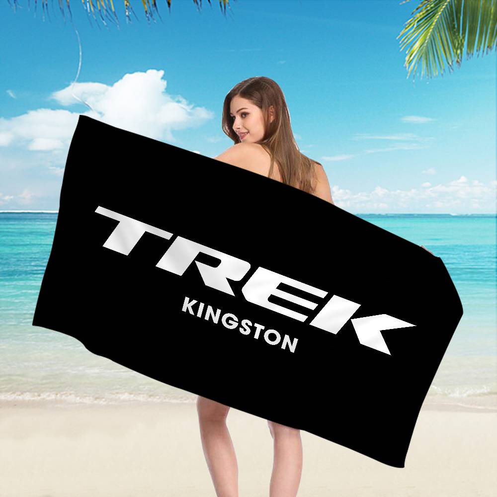 T-TREKS Bicycle Microfiber Blanket Quick Drying Beach Towels Oversized Printing Super Absorbent Pool Towel Blanket