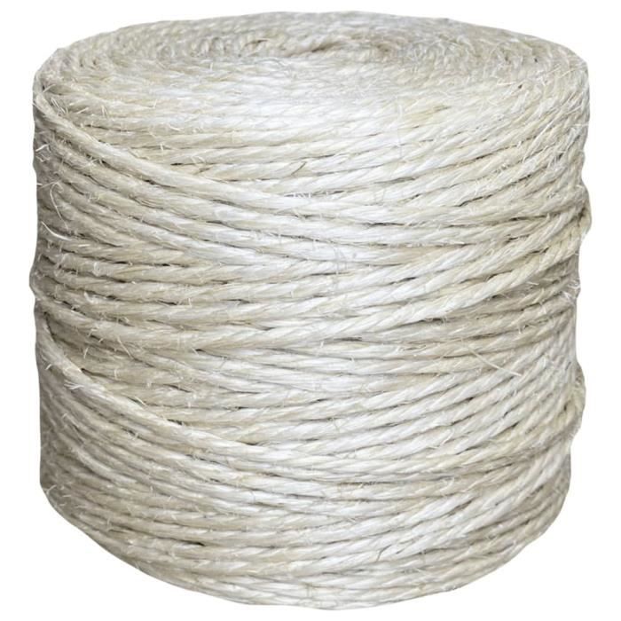 VidaXL Corde 100 % Sisal 4 Mm 250 M 155010