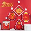 Chinese New Year 2026 Hand Towel Cartoon Absorbent Towels Chinese Spring Festival Quick Drying Towels Cute Lucky Hanging Cloth
