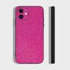 Pink Glitter Phone Case For IPhone 17 Air 16 15 14 13 Pro Max 11 12 Black Silicone Cover