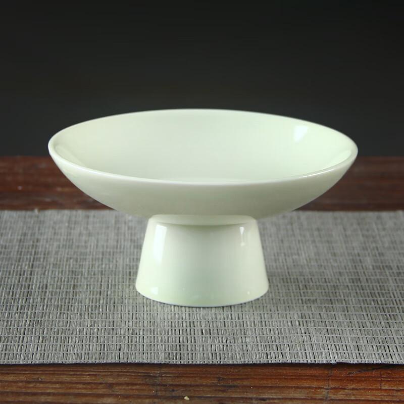 Retro Ceramic High-Footed Dessert Plate