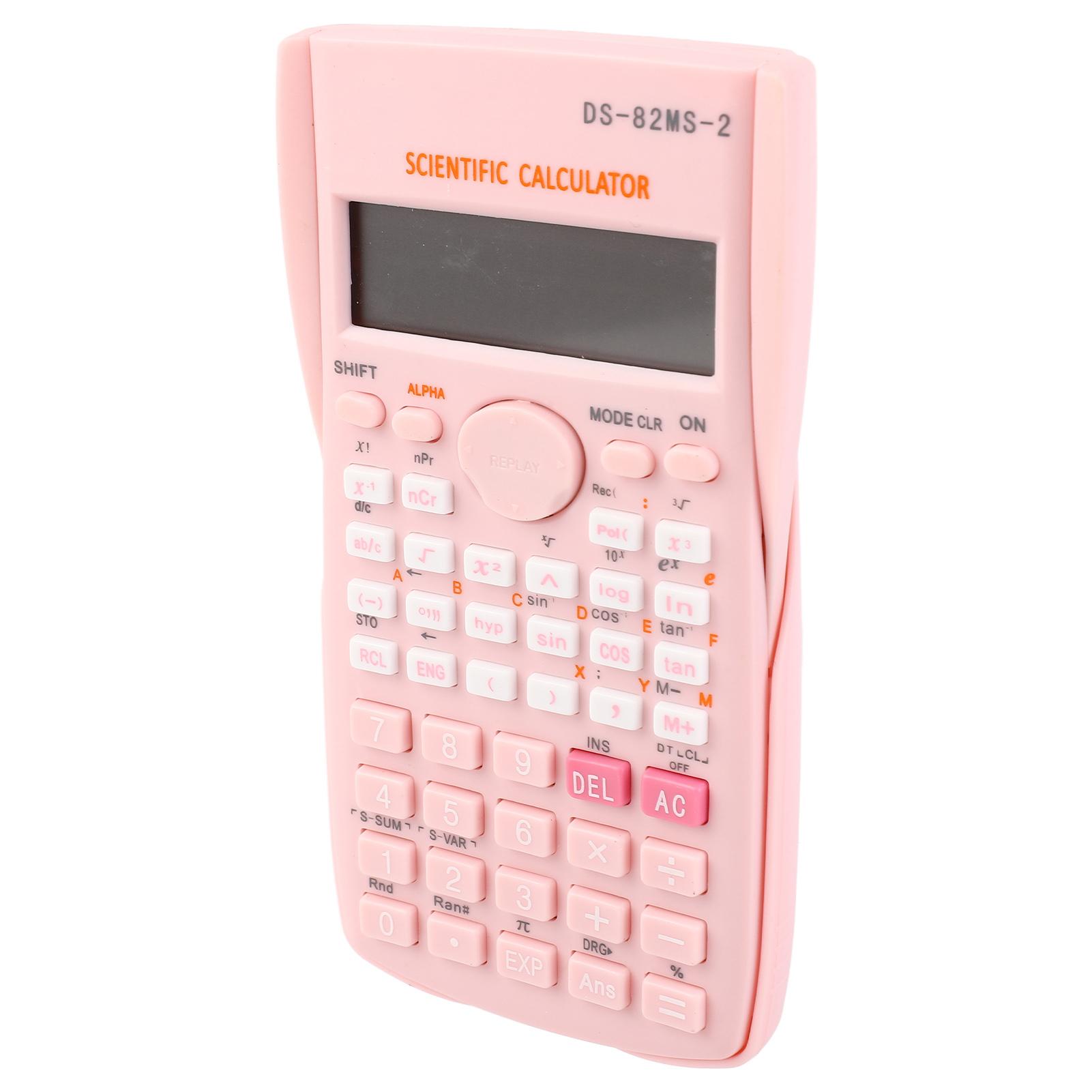 

Научный калькулятор 12 цифр 240 функций многофункциональный большой дисплей функциональный калькулятор с розовый