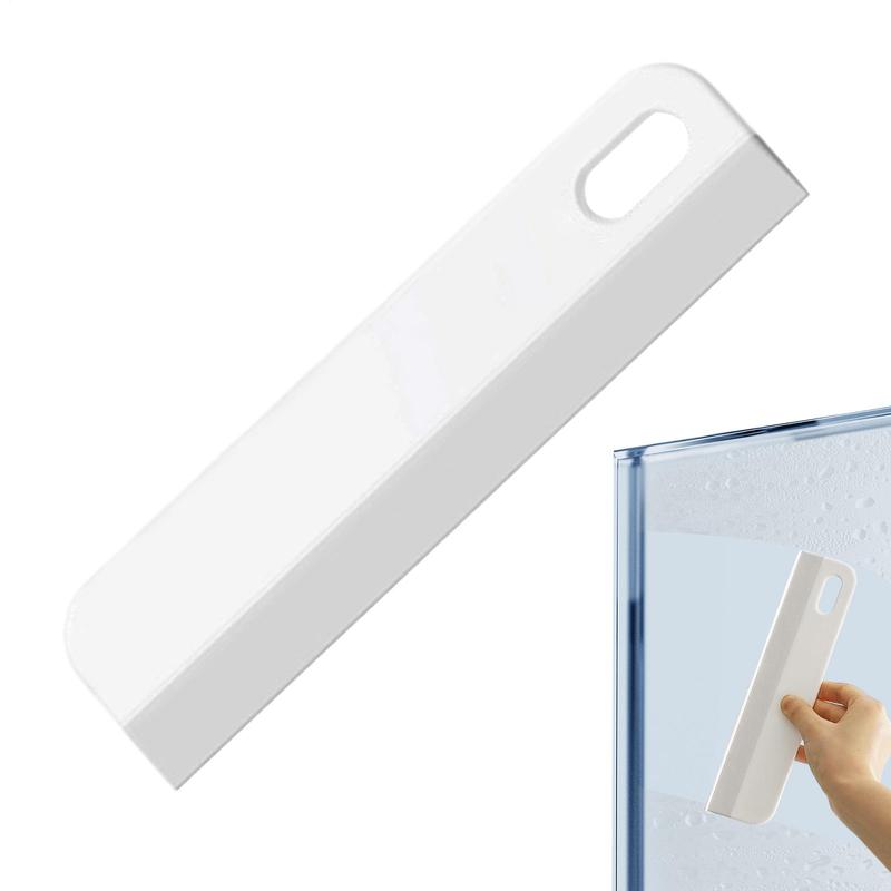 Small Squeegee Handheld Sink Scraper Cleaning Tool Shower Scraper Squeegee for Household Bathroom Kitchen Mirror Countertop Tile