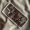 I’m Ok Letter Phone Case for IPhone 16 15 14 13 12 Mini 11 14 Pro X XR XS Max 7 8 Plus SE2022 Fahion Hard Shockproof Back Cover