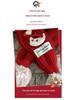 Korean Style Cute Red Knit Scarf for Children - Cozy Autumn/Winter Neck Warmer for Festive Season