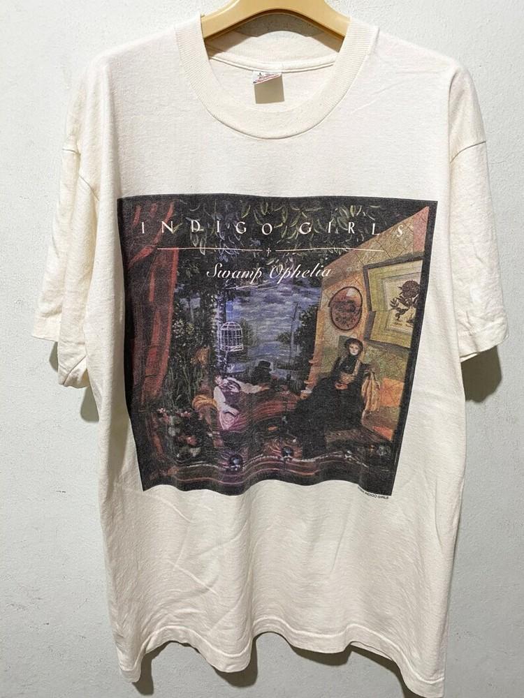 HOT 90s Indigo Girls Shirt reprinted t-shirt brand new white shirt S-4XL Unisex T-Shirt XXXL