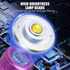 Mini LED COB Keychain Flashlight USB Rechargeable Torch with Magnetic/pen Clip 9 Lighting Modes Lamp for Outdoor Emergency Work