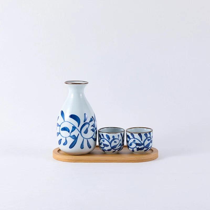 Set Vin Ceramică Argilă Japoneză Oală Sake Cupă Vin Distribuitor Vin de Uz Casnic Articole de Băut Decor Bar Lichior Jup Ceainic Sake