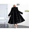 2024 Women's Faux Mink Fur Hooded Long Coat – Slim Fit