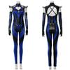 Mortal Kombat Kitana Cosplay Fantasia Costume Sexy Jumpsuit Mask for Adult Women Roleplay Outfits Halloween Carnival Suit
