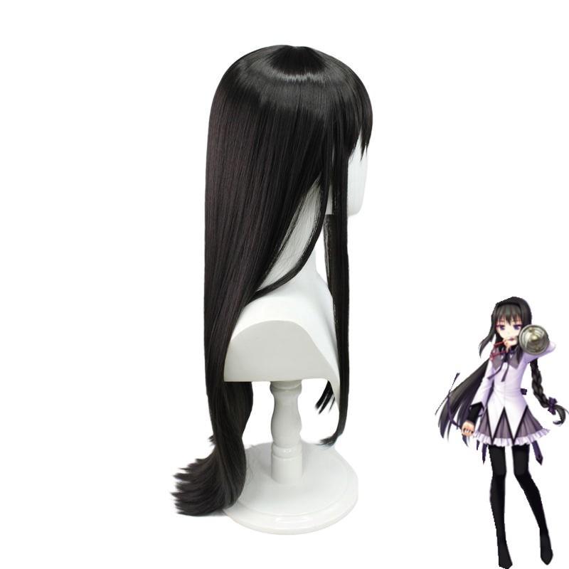 Puella Magi Madoka Magica Anime Xiaomeiyan Cospaly Ink Dyed Gray Легко укладывать Длинные — фото 4