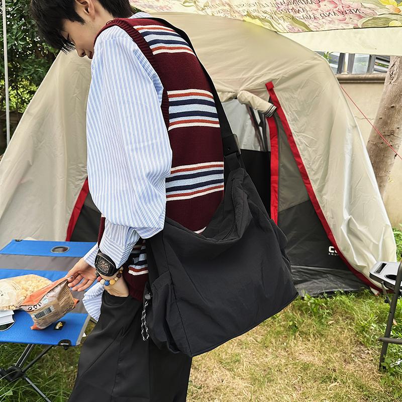 Torba typu crossbody damska torba typu messenger jednokolorowa męska torba na ramię