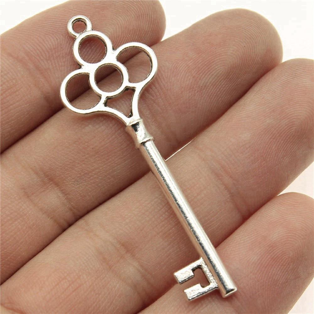 Key And Lock Charms Pendant Child Jewellery Massive Funny Art Supplies