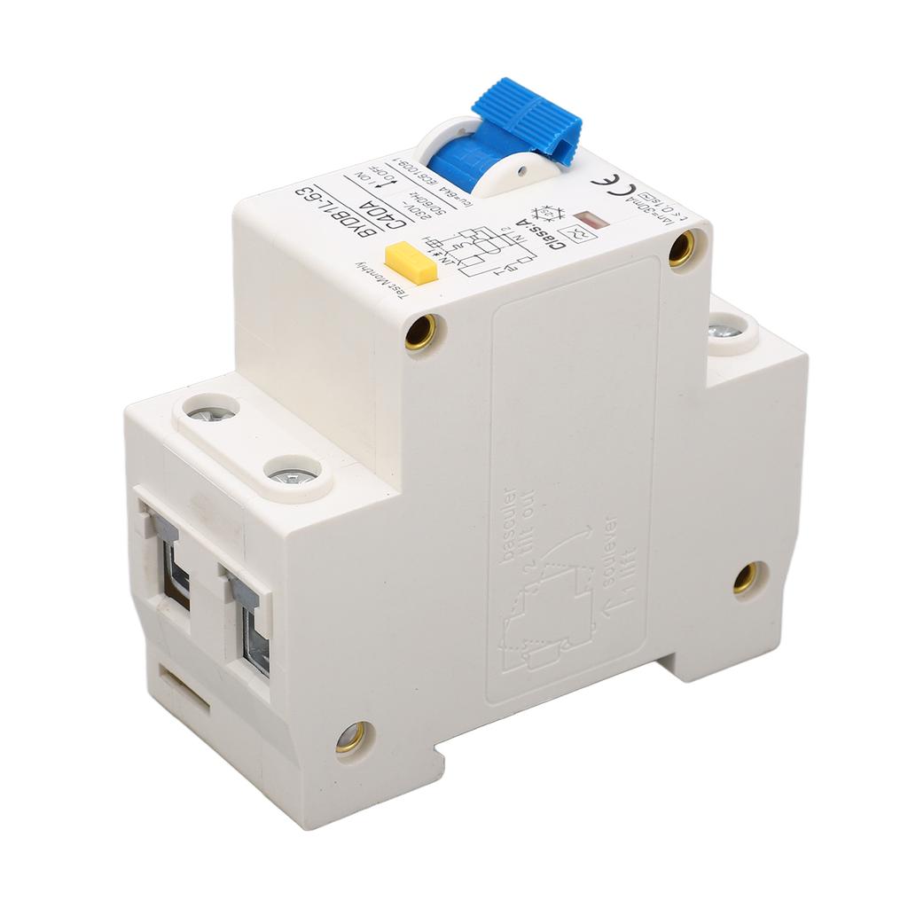 A Type Leakage Protection Switch 40A 30mA Single Pole N Household Miniature Circuit Breaker 230V