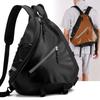 Minimalistischer Taktischer Leder-Rucksack für Herren mit Anti-Last-Entlastung für den täglichen Weg