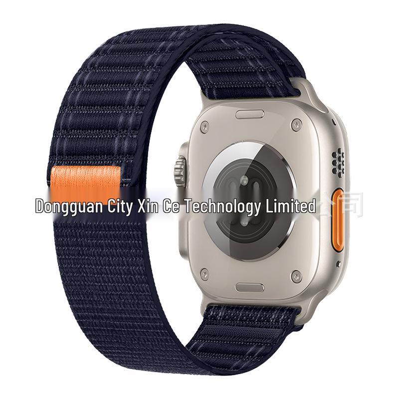 

Совместимый нейлоновый ремешок с волнистым узором для Apple Watch Ultra Series 10/9 45/46/49mm
