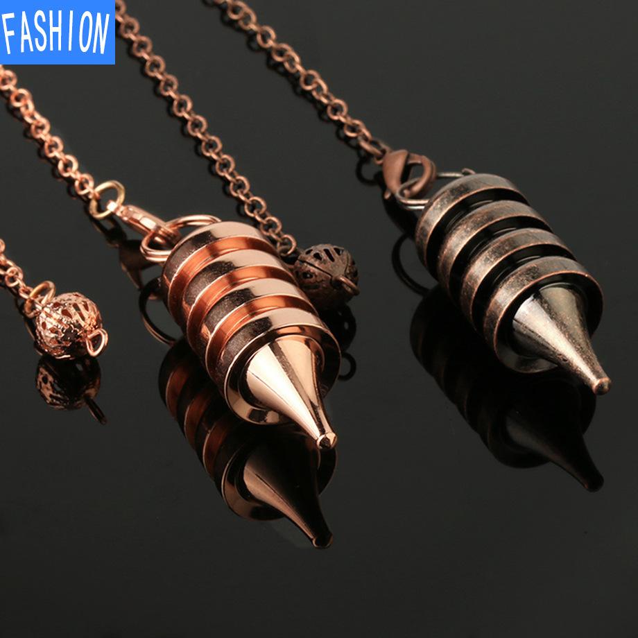 European and American Pendant Lingdang Geometric Tarot Brass Electroplated Metal Universal Jewelry for Men and Women