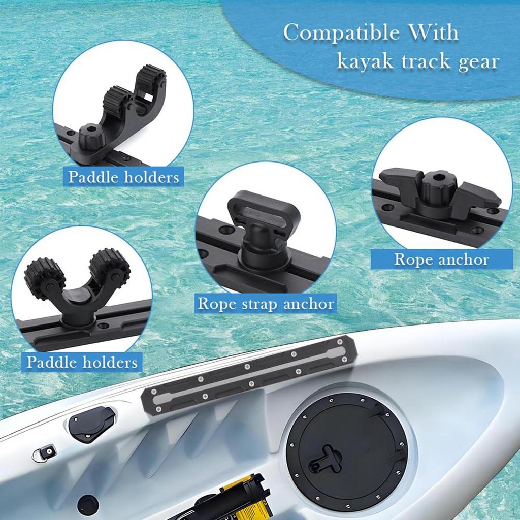 Kayak Rail Holder Fishing Rod Accessory Made of Nylon DIY Mounting for Boat