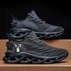 Men's Fashion Breathable Lace-up Knitted Sneakers Casual Outdoor Running Walking Shoes Lightweight Men's Shoes