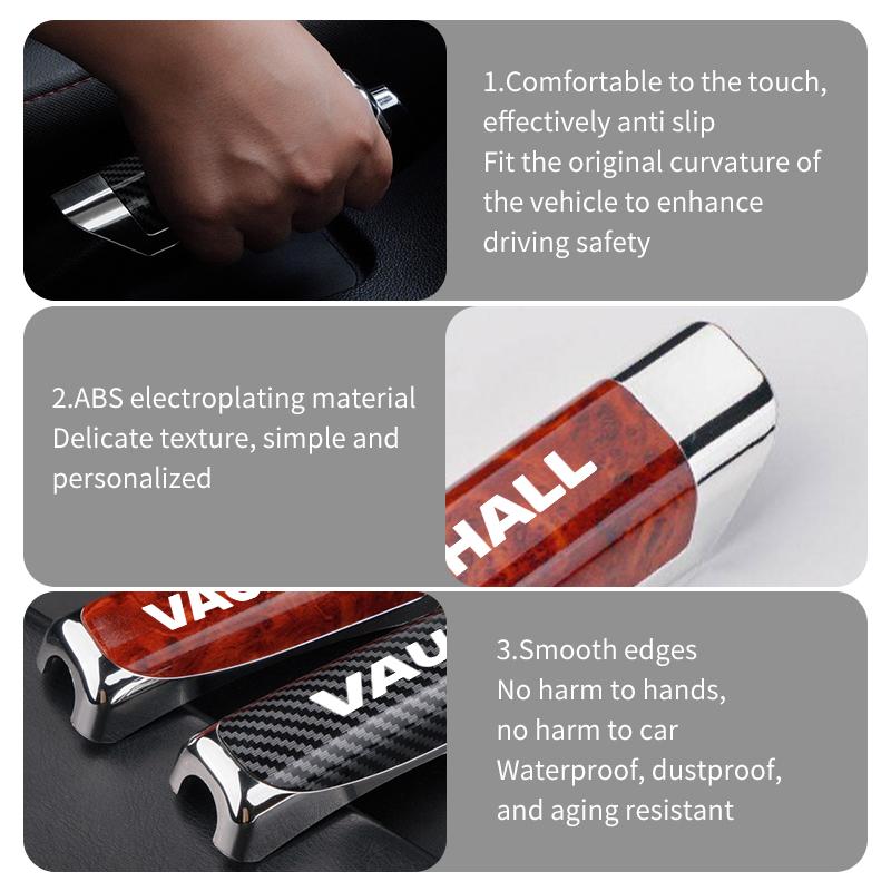 Universal Car Handbrake Cover Protector Grip Cover Handle Sleeve For Vauxhall Vivaro Corsa VXR8 Insignia Zafira Astra Tigra