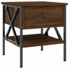 Nightstands 2 Pcs Brown Oak Effect 40 X 42 X 45 Cm Engineered Wood