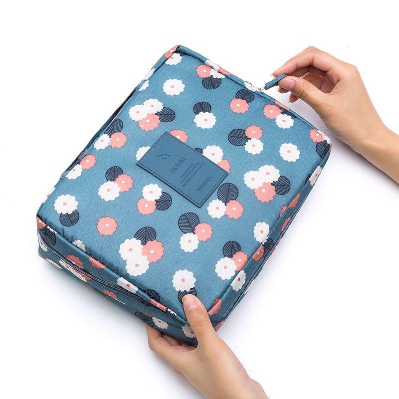Storage Makeup Bag Toiletry Case Hanging Wash Pouch Cosmetic Travel Organizer
