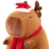 Capybara Toy Figure Lovely Sofa Ornament Soft Stuffed Animal Xmas Party Favors Hugging Toys for Boys
