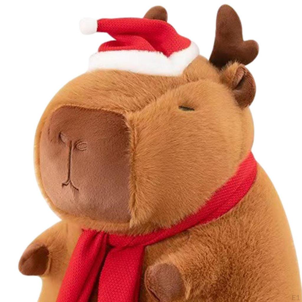 Capybara Toy Figure Lovely Sofa Ornament Soft Stuffed Animal Xmas Party Favors Hugging Toys for Boys