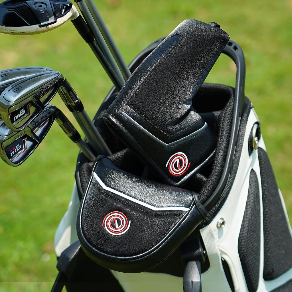 Mytag Putter Cover, Golf Club Headcover, Odyssey Putter Cover, Pin Type, Blade, with Magnet, PU Leather