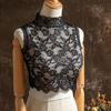 Lace Fake Collar Children's Versatile Lace Stand Up Collar Base Shirt Short Style Small Shirt Half High Collar Inner Layer