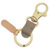 IL BISONTE Key Ring, Greige, for Men and Women, SKH016 PG0001 GY103 [Used]