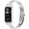 Replacement Stainless Steel Strap Adjustable Metal Protective Frame Durable Bracelet for Huawei Band 10 9 8