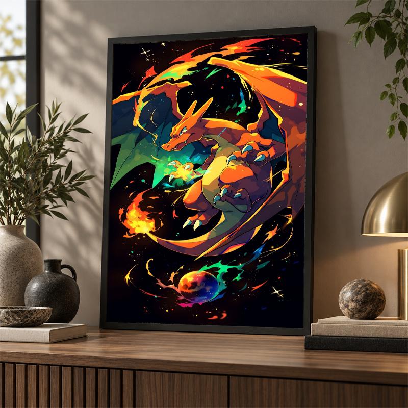 5D Diamond Painting Charizard DIY Full Drill Diamond Art Kit Home Decoration