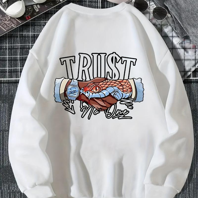 

Свободная толстовка с круглым вырезом, смесь хлопка и полиэстера, однотонная, темно-синяя. XXL чёрный