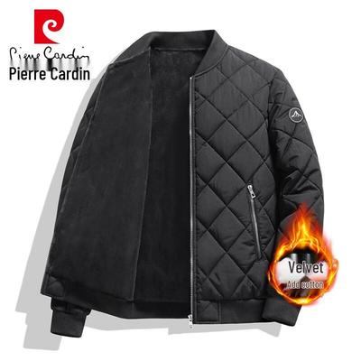 Men's Cotton-Padded Baseball Collar Jacket