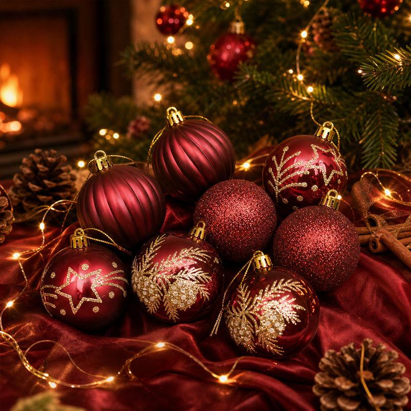 Xiyin Multicolor Christmas Tree & Window Hanging Ball Set
