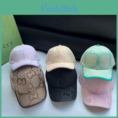 Cotton Baseball Cap With Large G Letter Logo For Fashionable Streetwear Spring