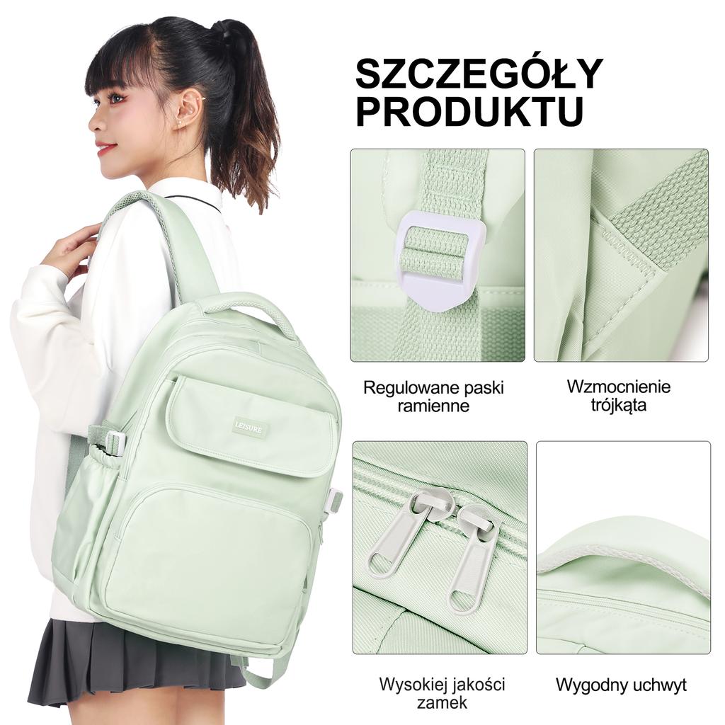 Backpack For Women Men,15.6Inch Laptop Backpack For Work,College,Travel,Large Waterproof Daypack, Schoolbag With Lots Of Pockets